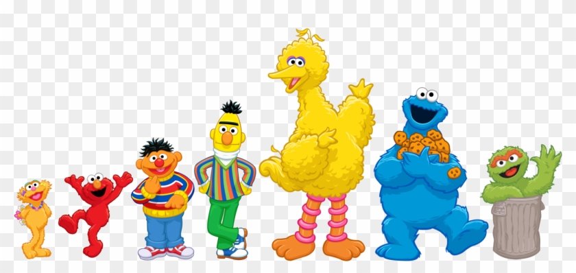 Sesame Street Characters Png Transparent Sesame Street - Sesame Street Clipart Png #368347