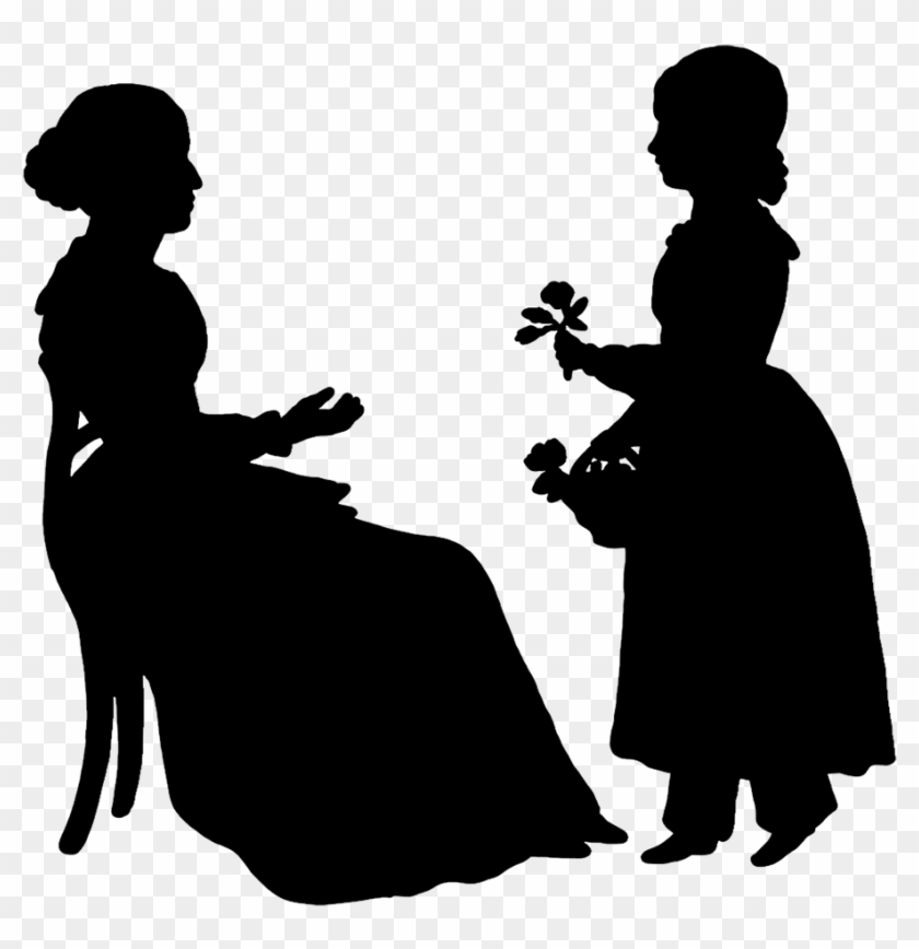 Silhouette Clipart Mother - Mother's Day 2018 Greetings #368387