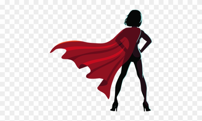 Invisible Resources - Super Woman Silhouette Png #368396