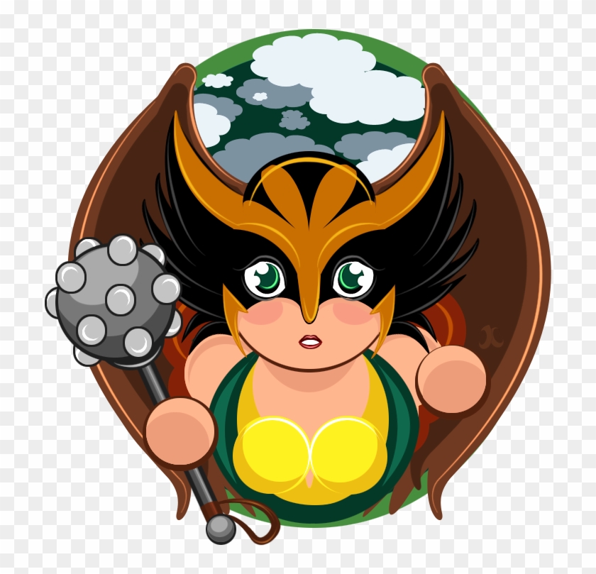 Hawkgirl Souperheroesvillains By Jco Design - Cartoon #368399