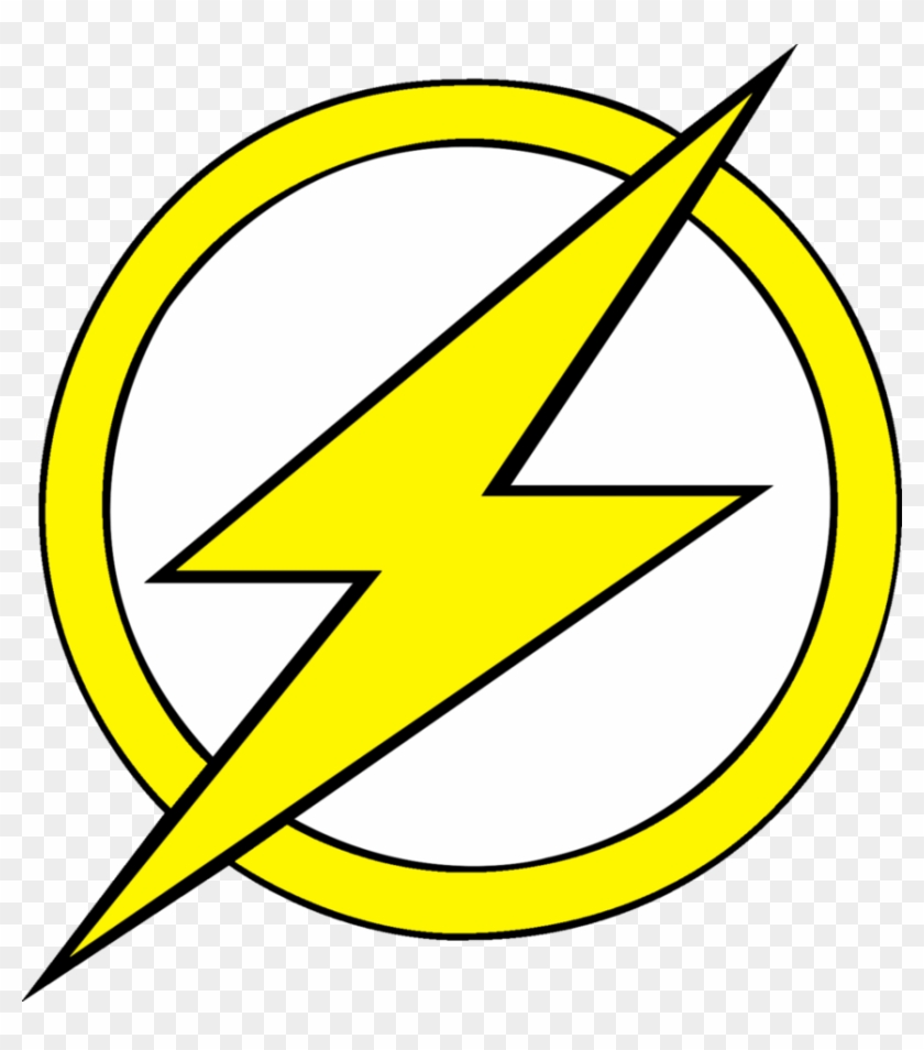 the flash logo outline