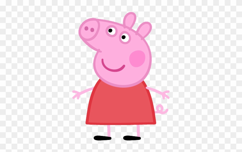 Pig Cartoon Characters - Peppa Pig - Peppa Cardboard Cut Out Standee #368499