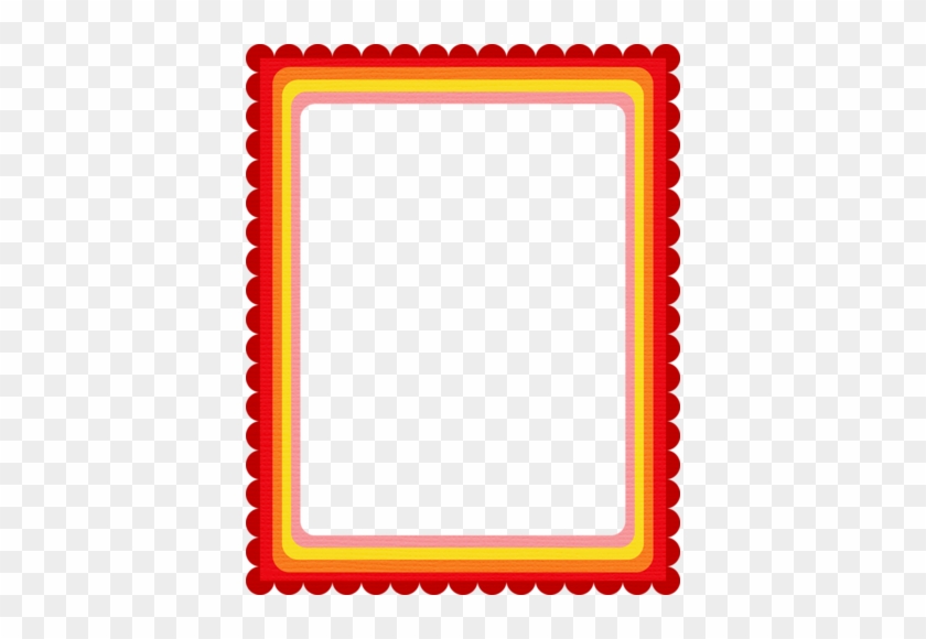 Marcos Cuadrados Para Fotos - Scalloped Border Clip Art #368621