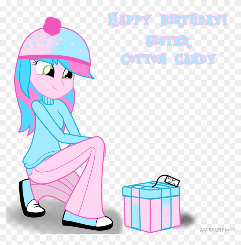 Happy Birthday Cotton Candy By Andreasemiramis Happy - Cotton Candy Equestria Girls #368624
