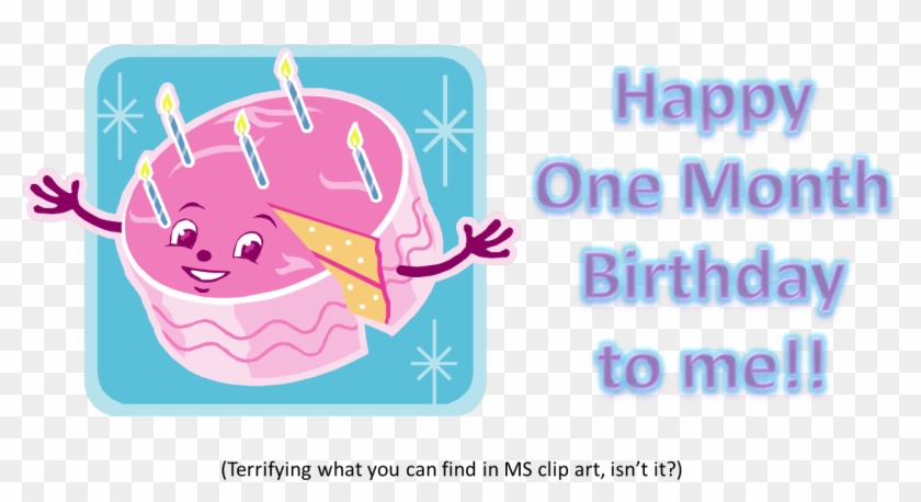 Happy One Month Blogging Birthday - Happy One Month Blogging Birthday #368630