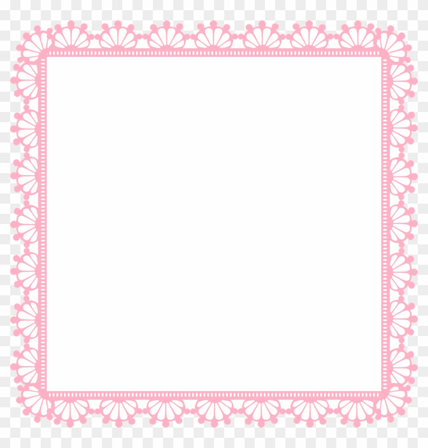 Say Hello Printable Borderprintable Framesscrapbook - Free Pink Borders For Word #368642