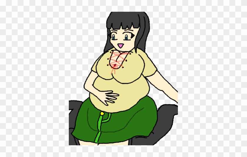 female weight gain animation