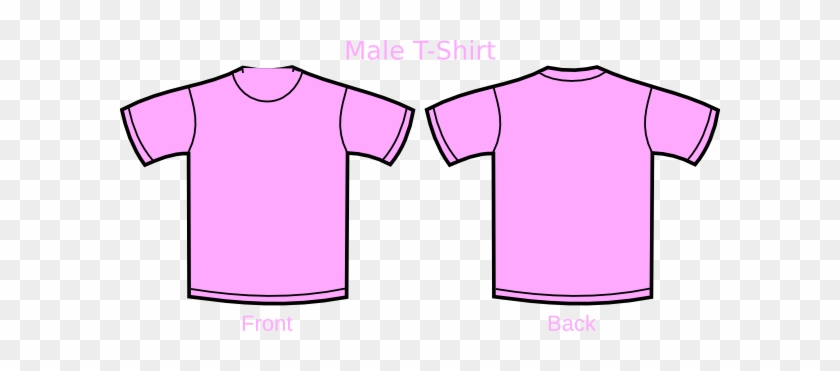 Light T-shirt Clip Art At Clker - Polo T Shirt Template #368674