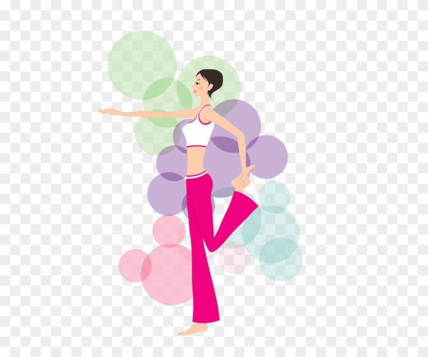 Yoga Woman Illustration - Yoga Woman Illustration #368739