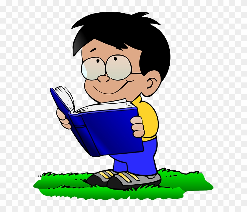 Free Image On Pixabay - Boy With Book Clipart #368732