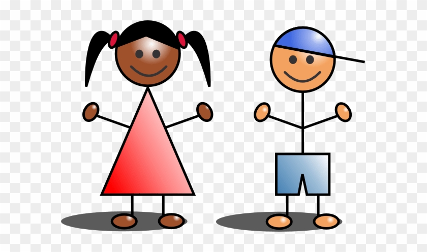 Image Result For Stick Figures Clip Art Free Download - Stick Figures Girl And Boy #368804