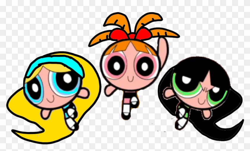 Image Powerplus Girls Ending Heartspng Powerpuff Base - Once Again The Day Is Saved #368997