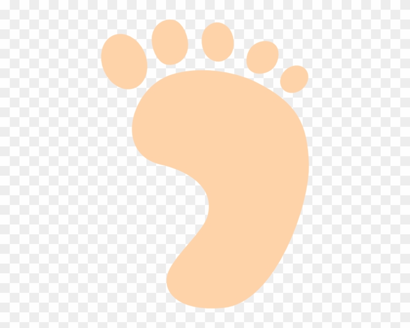 Left Baby Foot Clip Art - Clip Art #369091