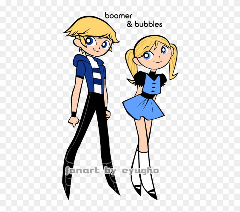 “ Powerpuff, Rowdyruff, Powerpunk And Rowdyright In - Blossom Brick Buttercup Butch Bubbles #369176