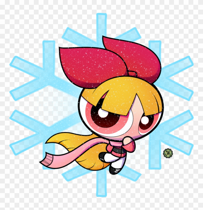 Blossom By Jksketchy - Powerpuff Girls Blossom Ice Power #369200