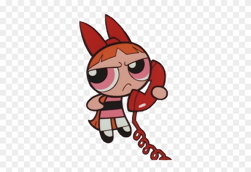 Blossom Powerpuffgirls Aesthetic Grudge Sticker - Powerpuff Girls Screencaps #369201