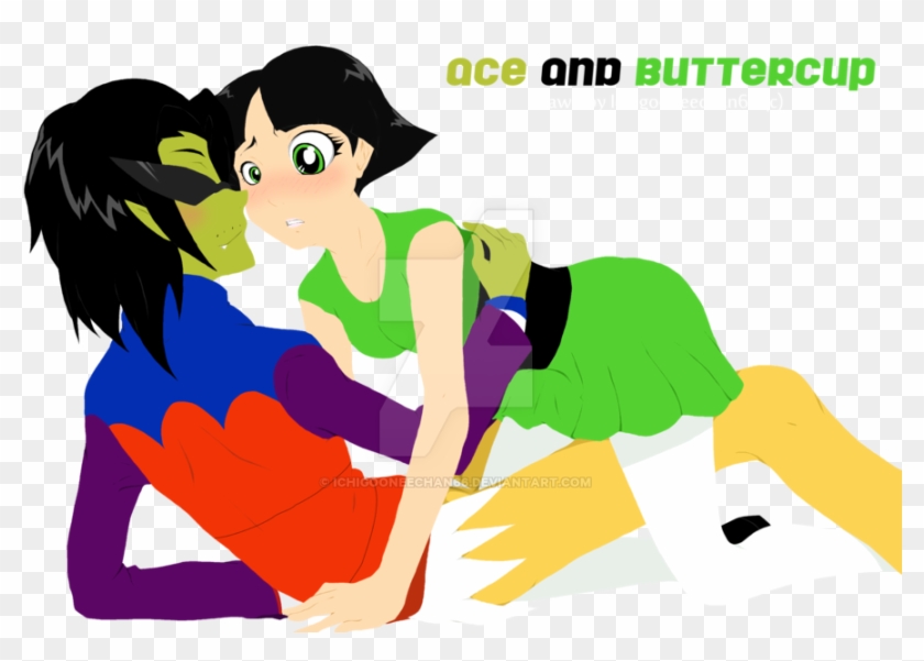 Ace And Buttercup By Ichigooneechan66 On - Cartoon - Free Transparent PNG C...