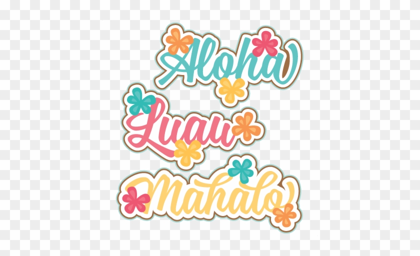 Aloha Word Titles Svg Scrapbook Cut File Cute Clipart - Aloha Word Titles Svg Scrapbook Cut File Cute Clipart #369281