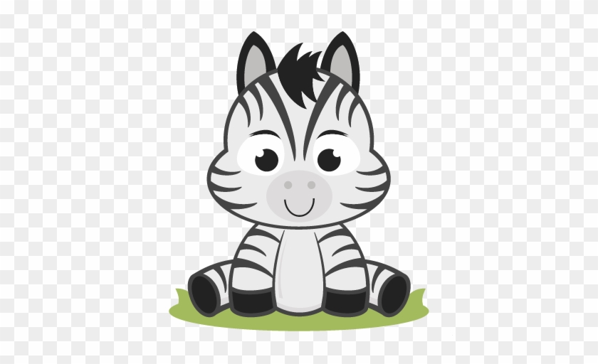 Baby Animal Clipart Baby Zebra - Cute Baby Zebra Drawing #369335