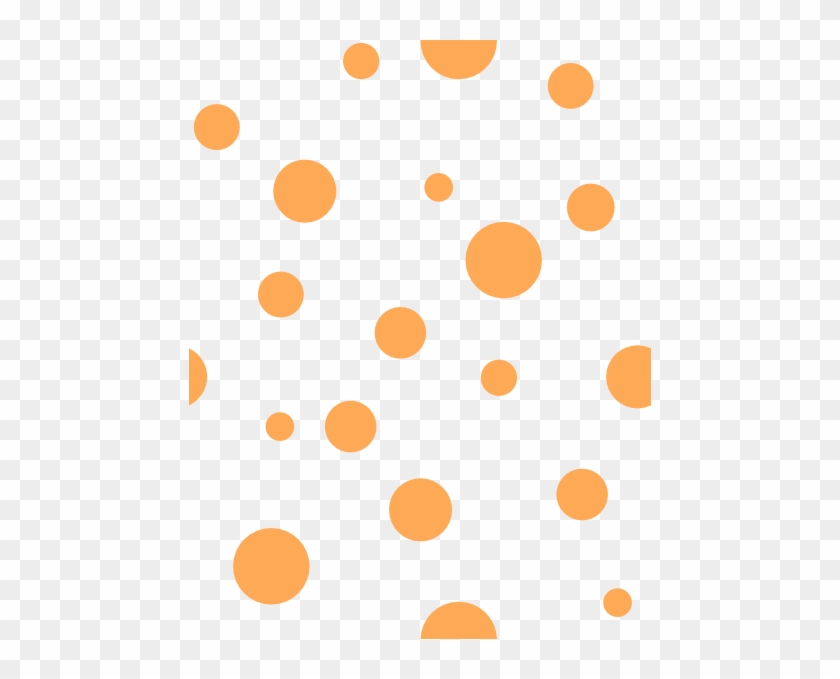 Orange Polka Dots Clip Art - Orange Polka Dot Clip Art #369405