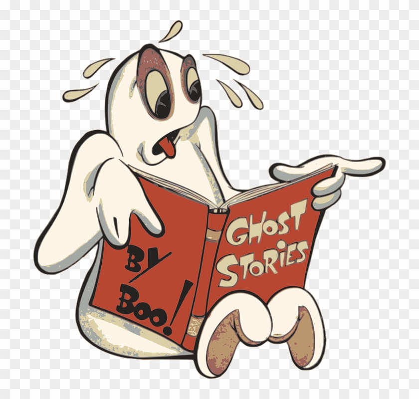 Boo, Cartoon, Ghost, Halloween, Phantom, Reading - Halloween Coloring Activity Book #369441