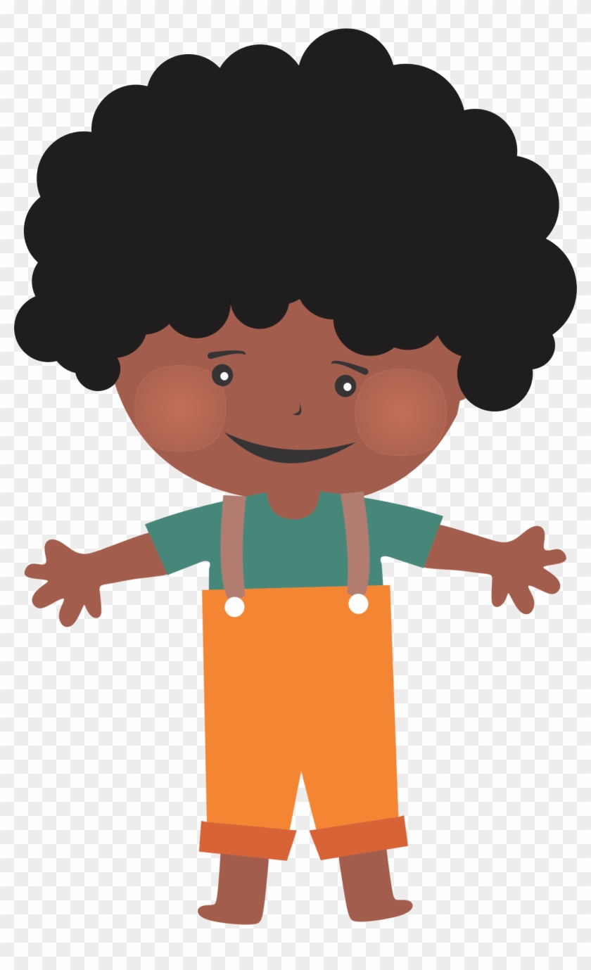 This Free Icons Png Design Of Cartoon Child 2 - Niño Afro Para Colorear #369534