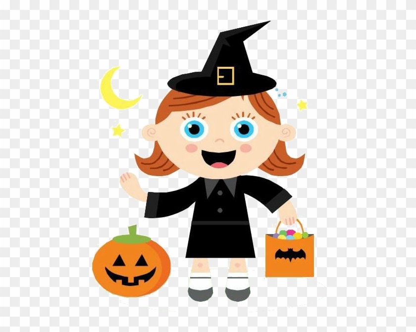 Halloween Girl Cliparts - Knock Knock Trick Or Treat Song Lyrics #369588