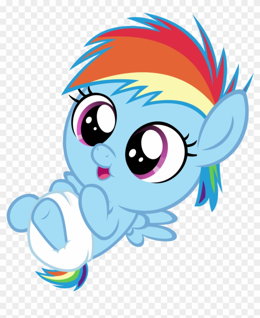 Sollace, Baby, Baby Dash, Baby Pony, Cute, Diaper, - My Little Pony Rainbow Dash Baby #369657