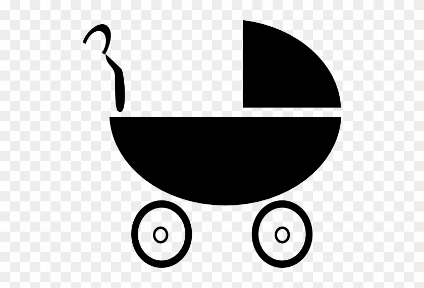 Baby Carriage Clipart - Baby Car Icon #369663
