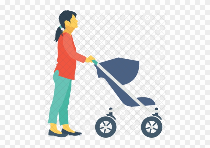 Baby Stroller Icon - Icon #369680