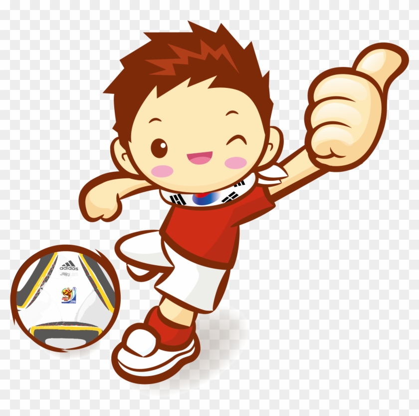 Soccer Boy Vector Cartoon - Boy Vector #369756