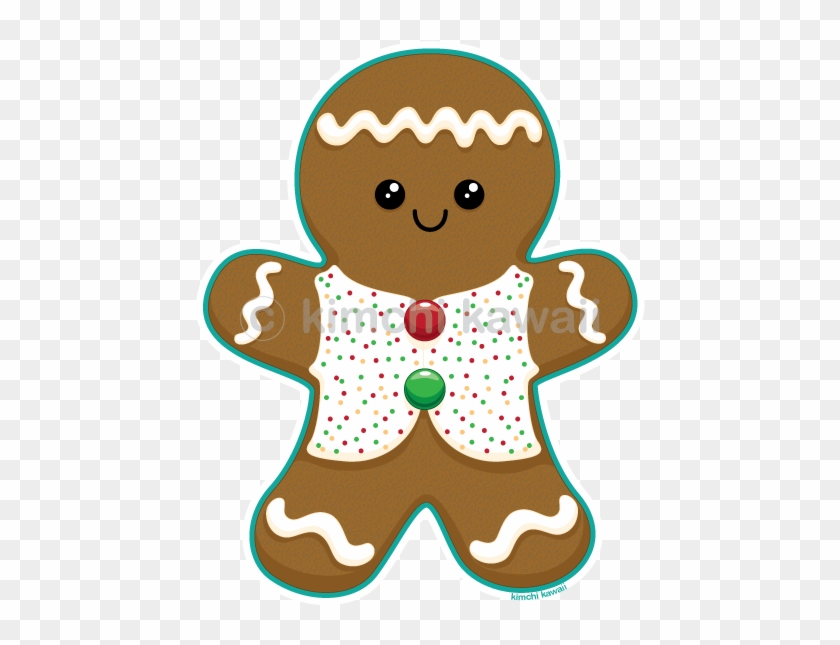 Gingerbread Man By Kimchikawaii - Gingerbread Man Throw Blanket #369821