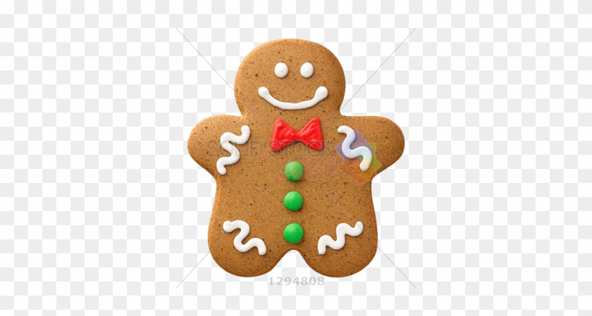 Stock Photo Of Brown Gingerbread Man Cookie On Transparent - Gingerbread Man No Background #369824