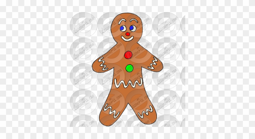 Happy Gingerbread Man Picture - Gingerbread Man #369825