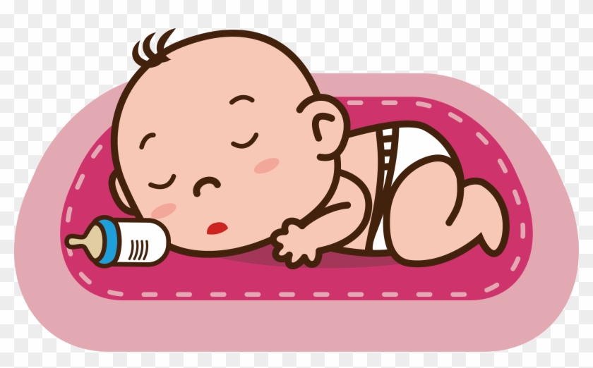 Infant Sleep Child - Baby Sleeping Vector #369830