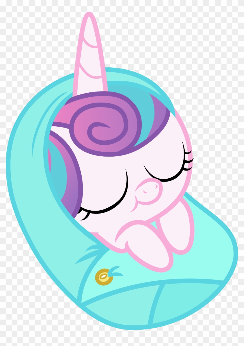 Sleeping Flurry Heart By Pilot231 - My Little Pony: Friendship Is Magic #369833