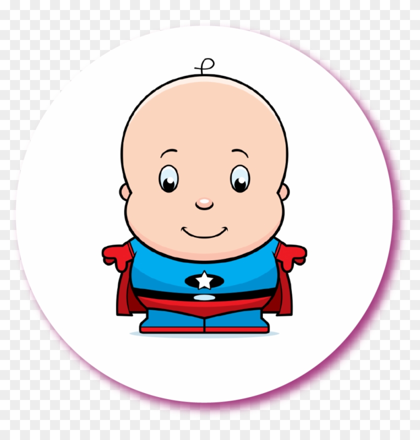 Super Baby Circle - Scared Superhero - Free Transparent PNG Clipart Images  Download