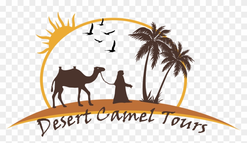 Desert Camel Tours - Adults Summer Flip Flops - Black/white #369927