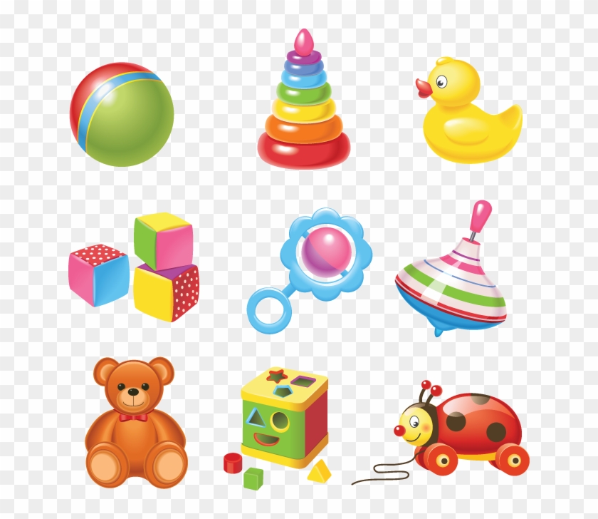 642 Baby Toys - Toys Vector Free Download #369936