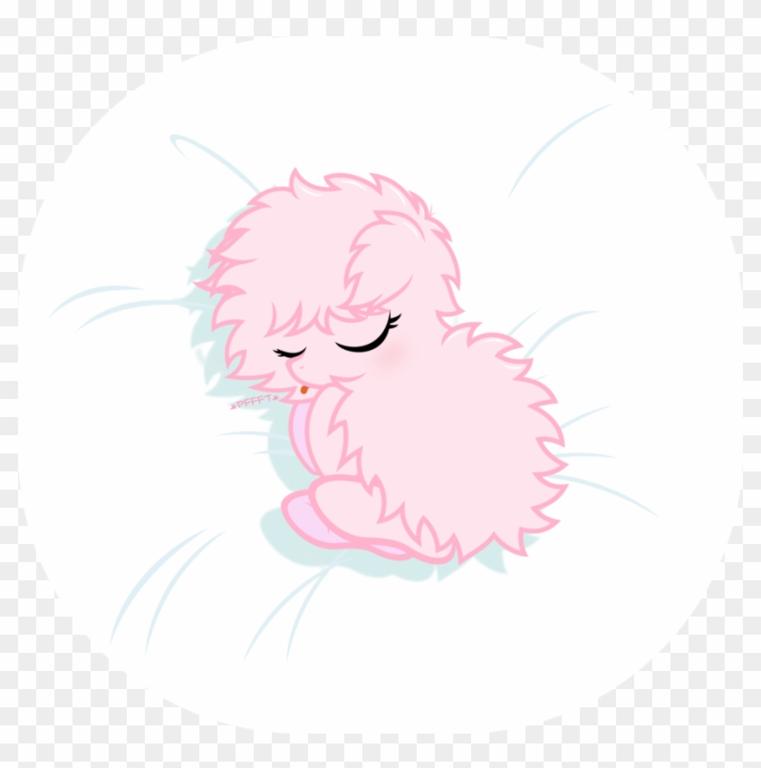 Baby Fluffle Puff Sleeping By Godoffury - Mlp Baby Fluffle Puff #369967