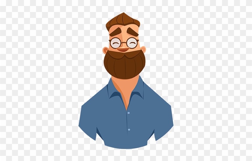 Beard Clipart Animated - Man With Beard Clipart #369992