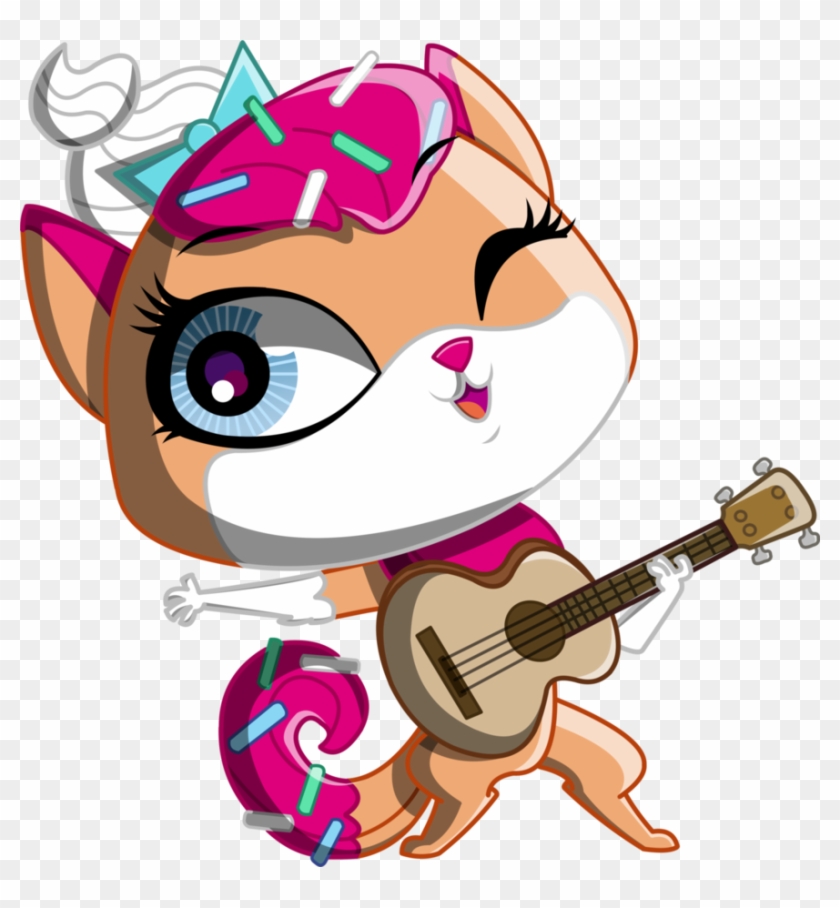 Sugar Sprinkles Witch Guitar Vector By Aeonteiichi - Littlest Pet Shop Sugar Sprinkles #370050