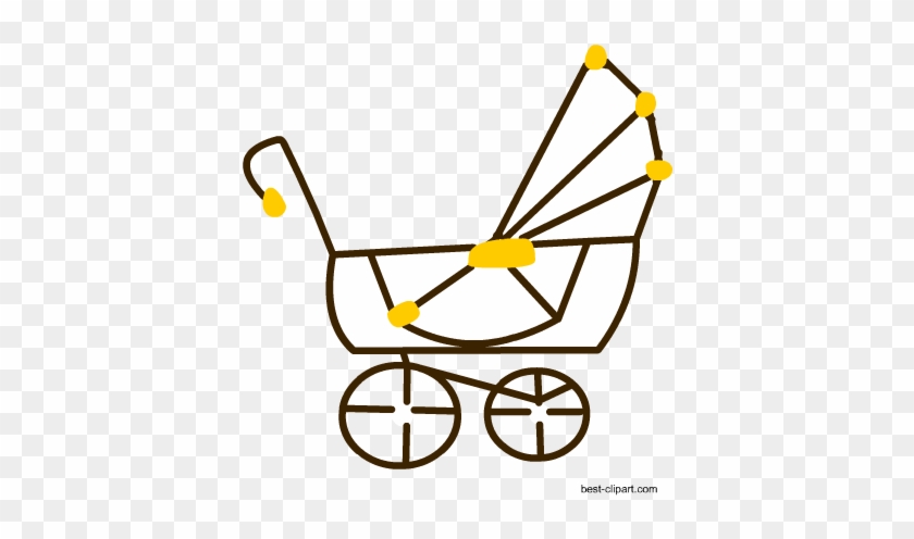 Baby Carriage, Free Clipart Image - Baby Shower #370080