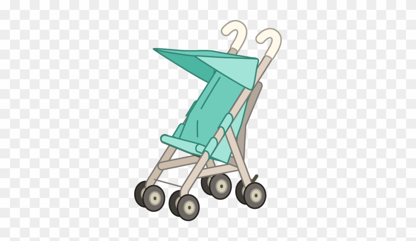 Blue Stroller - Blue Stroller #370128