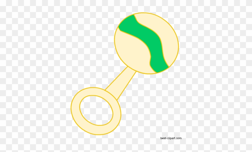 Cute Baby Rattle Free Clipart \ - Baby Rattle #370266