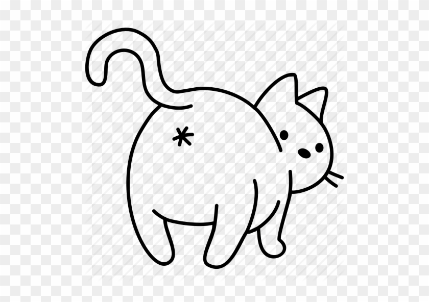 Poop Drawing - Cat Butt Png - Free Transparent PNG Clipart Images Download