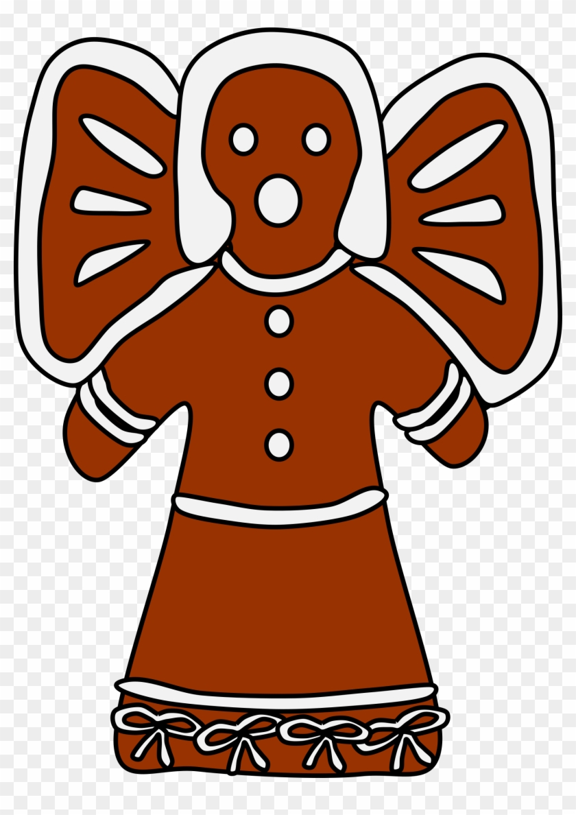 Gingerbread Man Clipart 16, - รูป ทูต สวรรค์ คริสต์มาส #370383