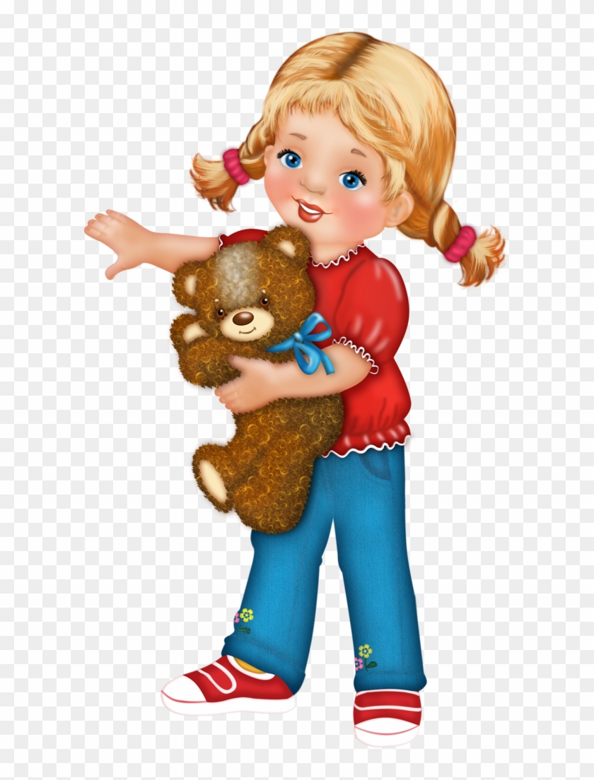 Album - Girl Playing Doll Clipart Png #370445