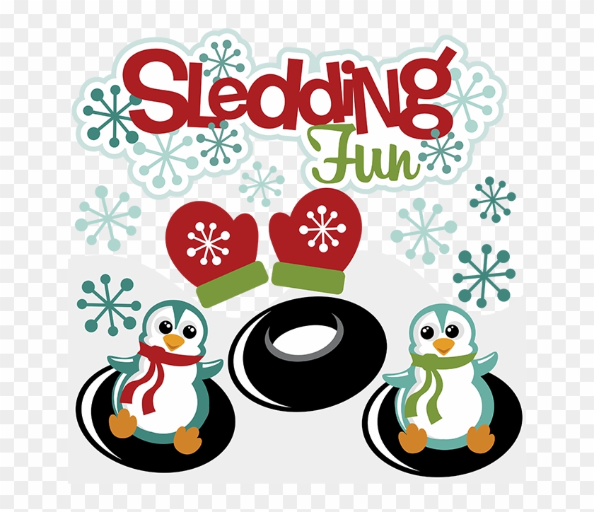 Penguin Ice Skating Clip Art Download - Scrapbooking #370464