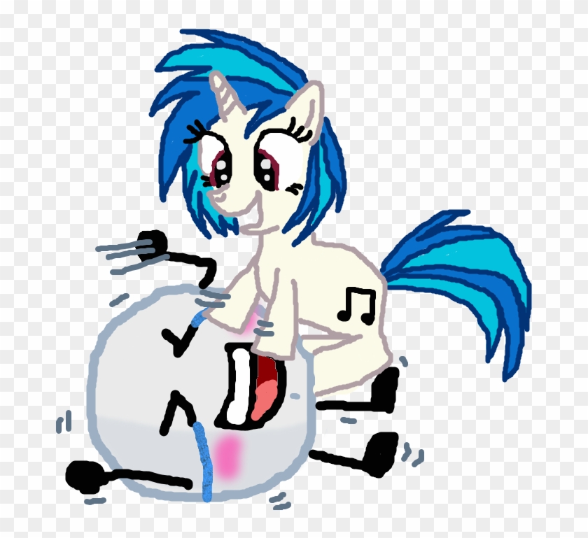 Vinyl Scratch Tickle Snowball By Thedrksiren - Snowball N Love Bfdi #370495